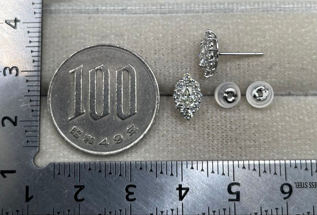 JK116★高級 ダイヤモンド0.7ct プラチナ ピアス