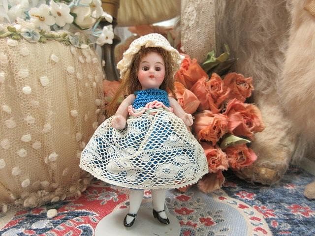 アンティーク　ミニョネット　ジャーマン☆　フレンチマーケット