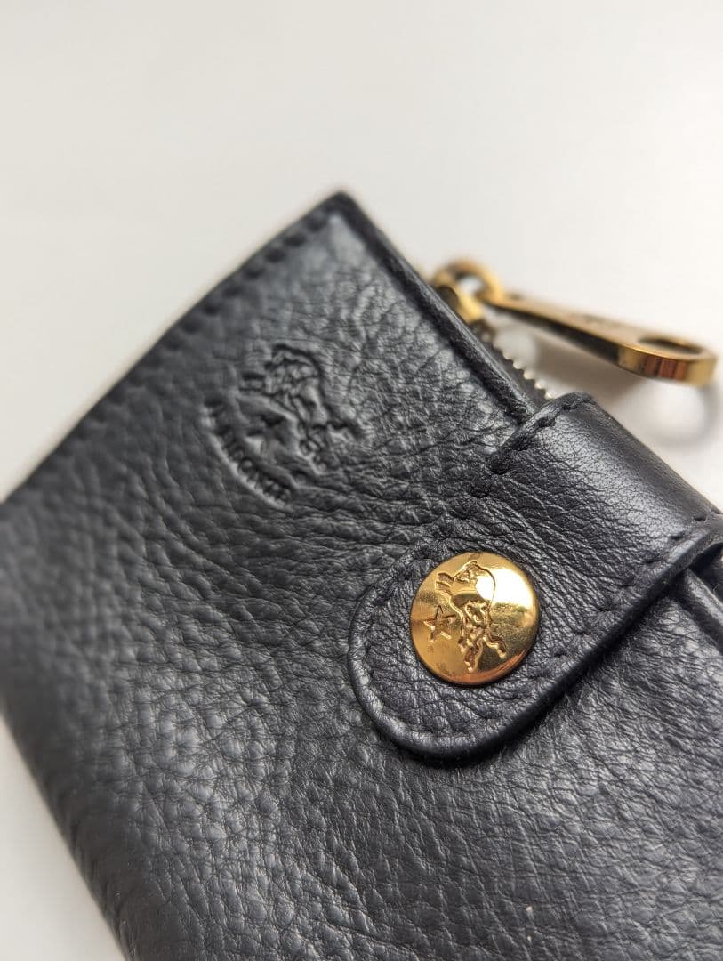 イルビゾンテ キーケース パース ブラック 男女兼用