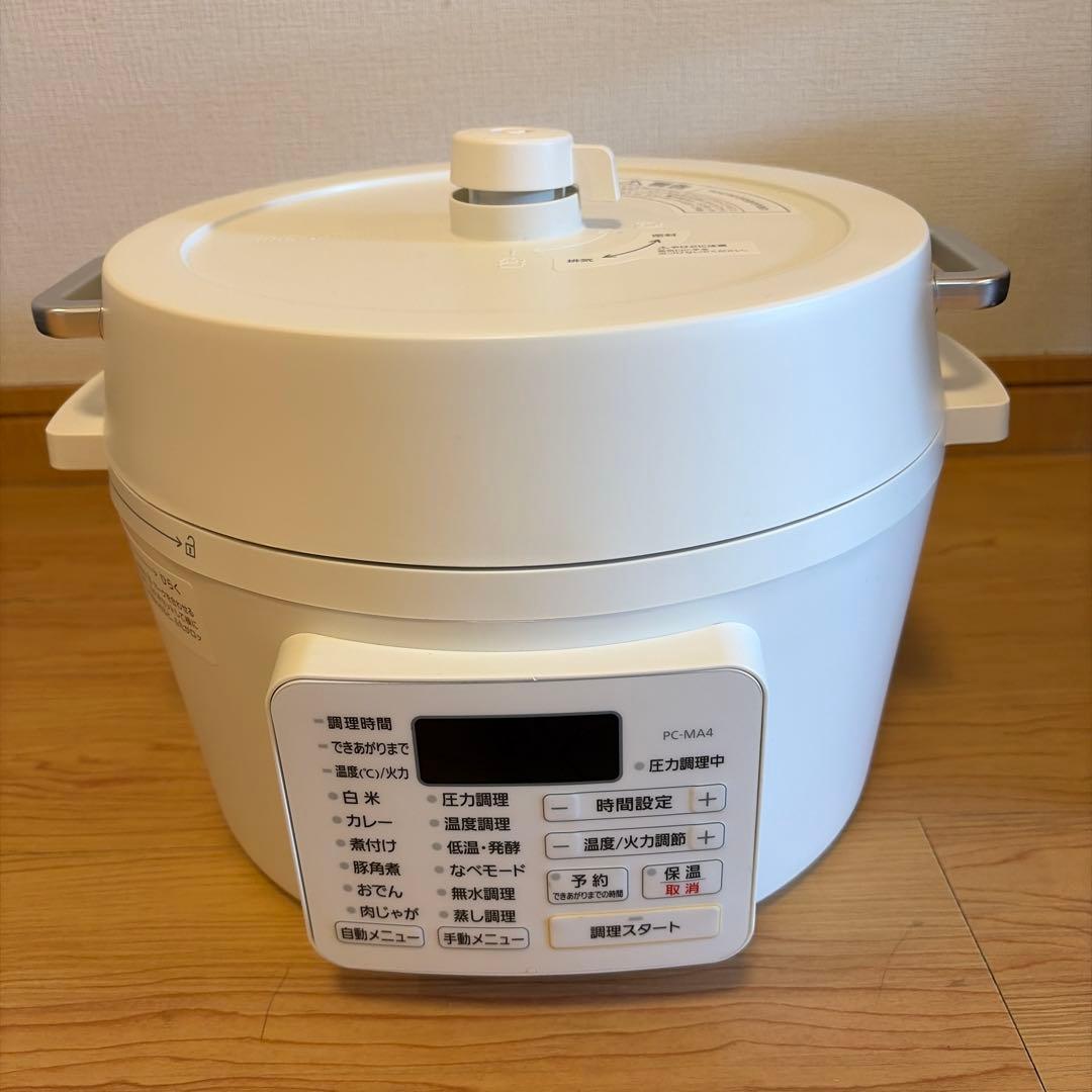アイリスオーヤマ 4.0L 電気圧力鍋 FC-MA4-W