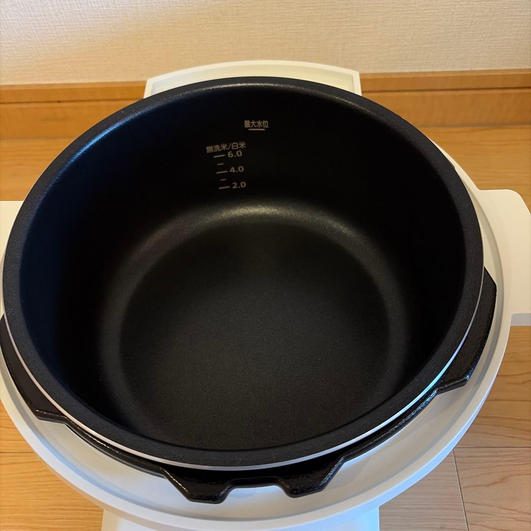 アイリスオーヤマ 4.0L 電気圧力鍋 FC-MA4-W