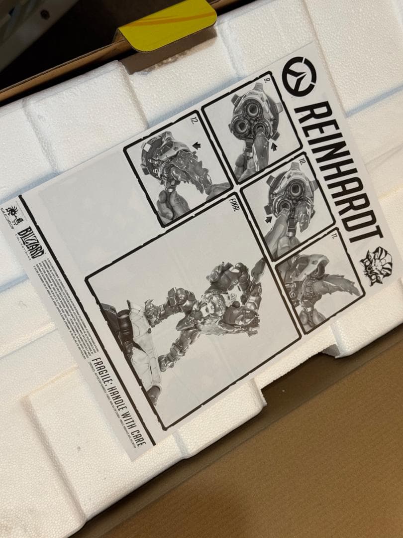 オーバーウォッチ　ラインハルト フィギュア スタチュー OVERWATCH