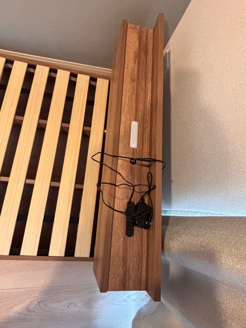 木製シングルベッドフレームのみ【引き取り限定】