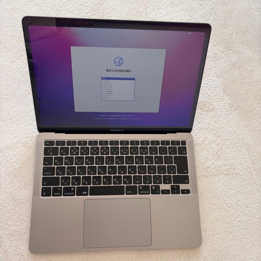 MacBook Air M1 スペースグレイ