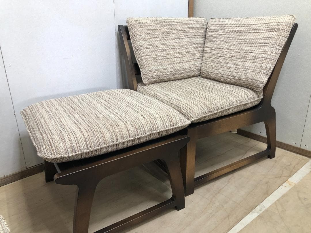 ナフコ　ホノカ　リビングダイニング　6点セット　ブラウン　250325-1