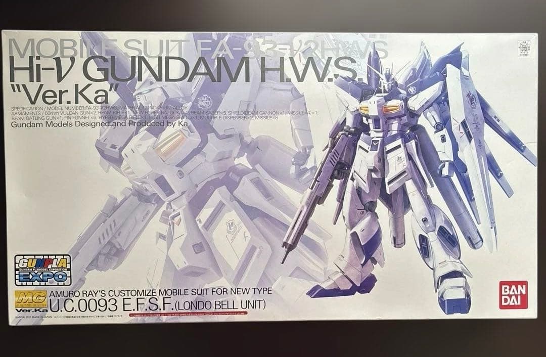 MG 1/100 Hi-νガンダム H.W.S. Ver.Ka メカニカルクリア