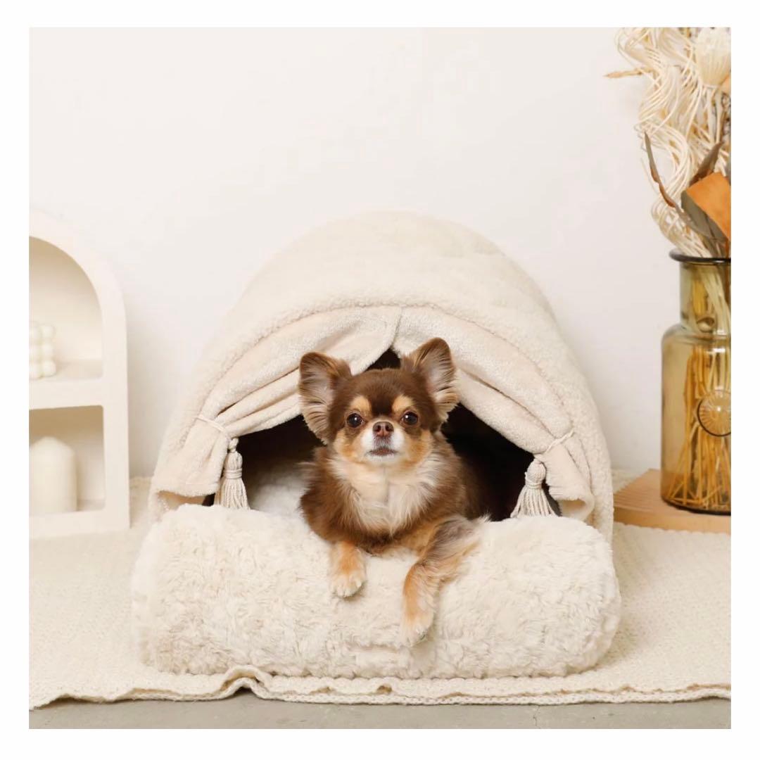 保温アルミシート入り ドームハウス ペットハウス モンシェリ