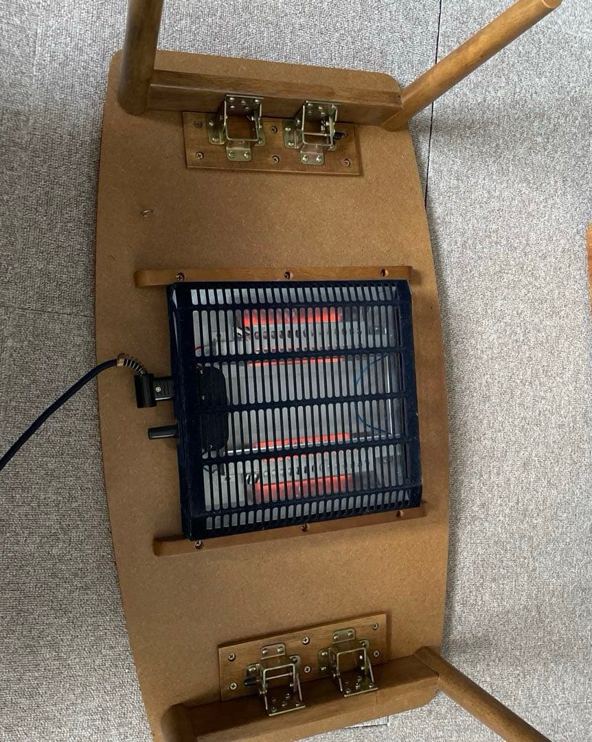 専用　東谷長方形テーブル50✖️90高さ35cm 折りたたみこたつ布団付