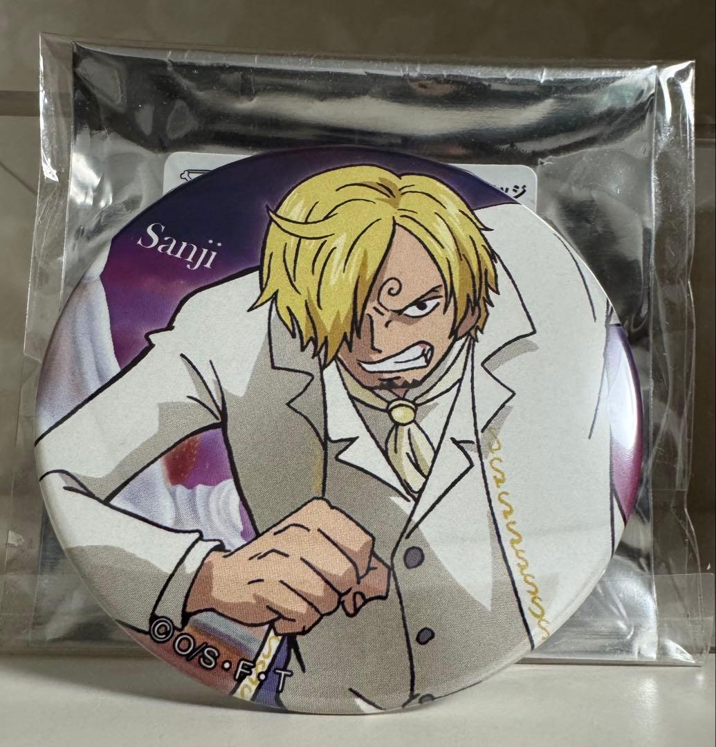 ワンピース　地獄のお茶会　フジテレビ　サンジ　缶バッジ
