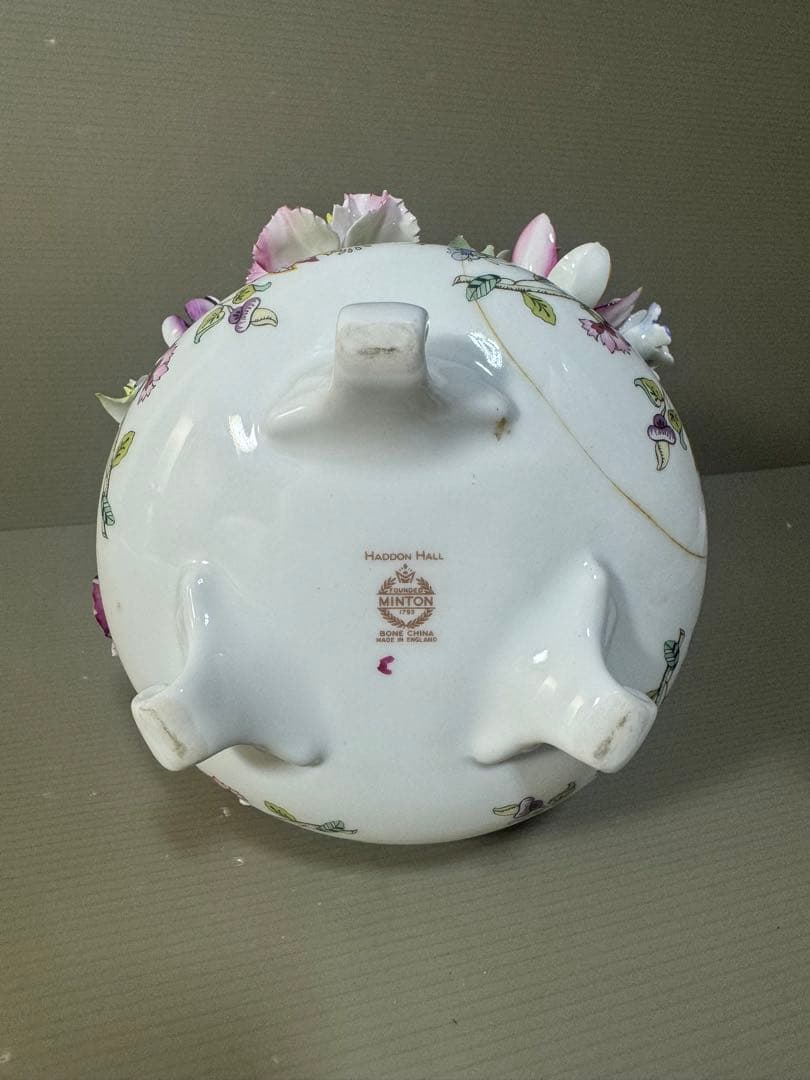 2504 ミントン　ハドンホール　陶花　フローラル