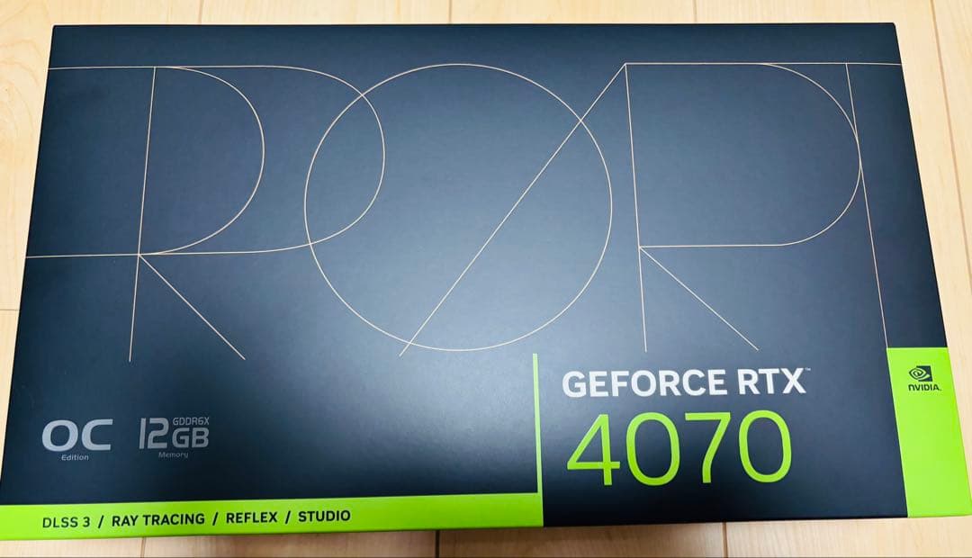 【極美品・保証書付】ASUS RTX 4070 ProArt OC 12GB