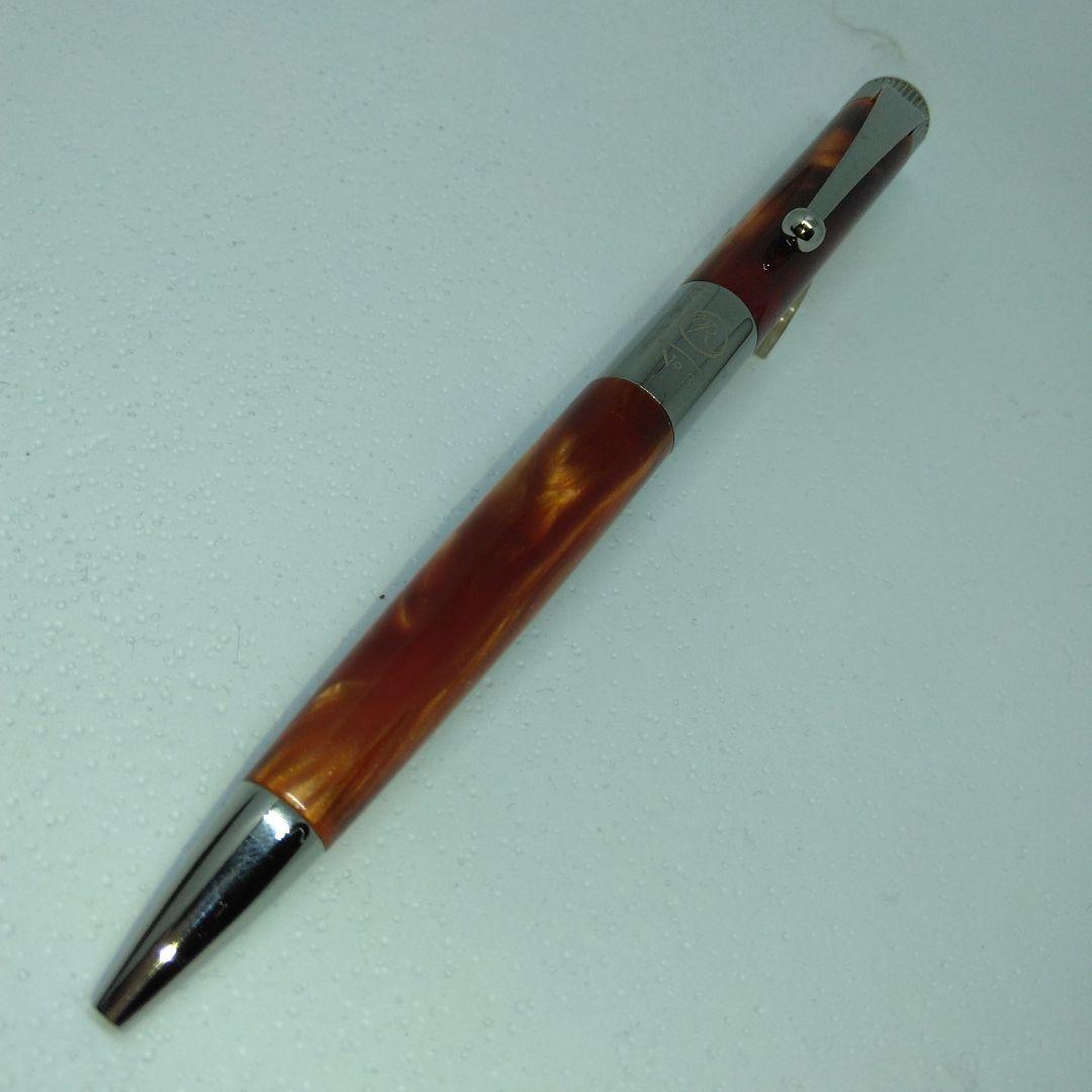 ROMEO No.3　イタリアンアンバー　ボールペン 　細軸