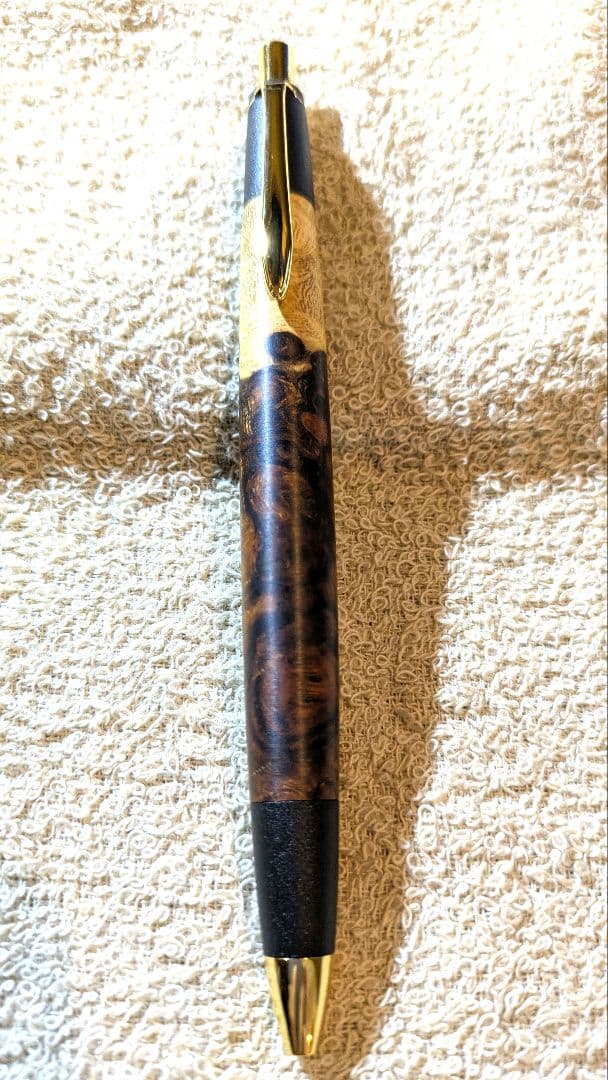 木軸ペン　ボナンペン　デザートアイアンウッド　瘤杢源平　シャープペン　オーダー品