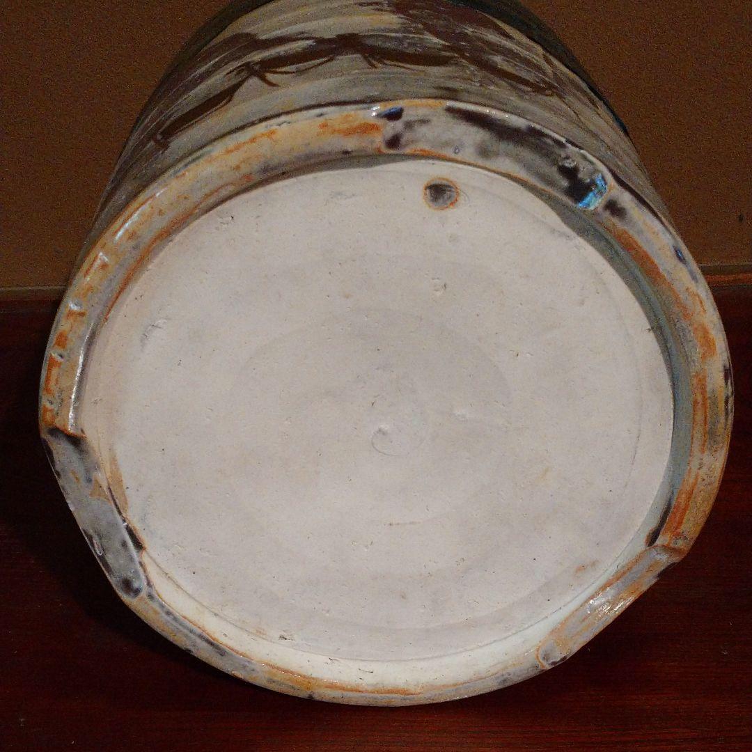 織部壺・鉢・鉢カバー 陶器製