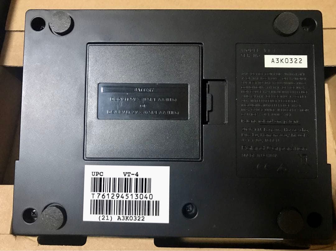 Roland VT-4 ボイストランスフォーマー（中古、念のためジャンク扱い）