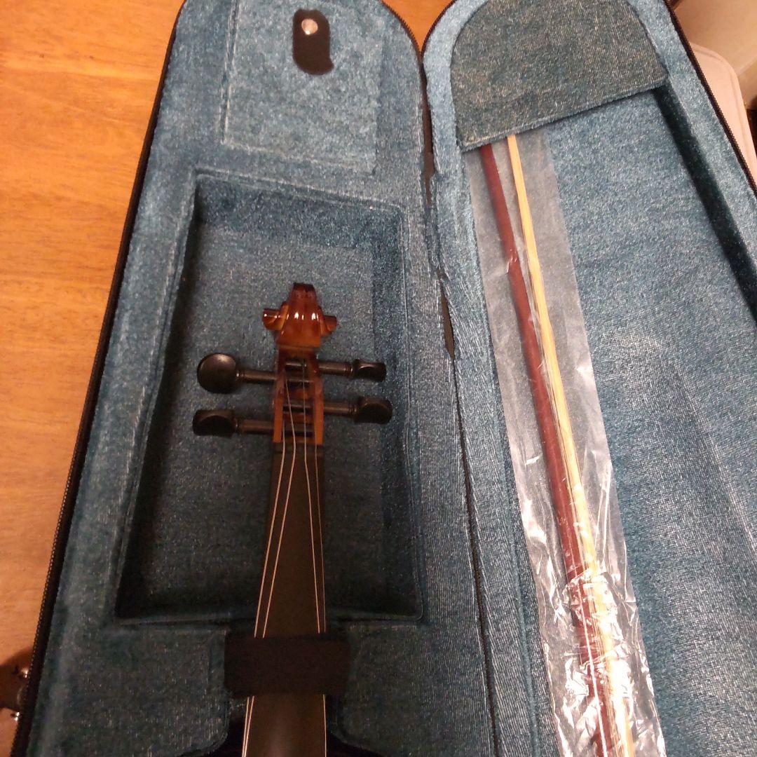 新品！格安！フルサイズバイオリン( 4/4) 本体 茶色 ハードケース付き