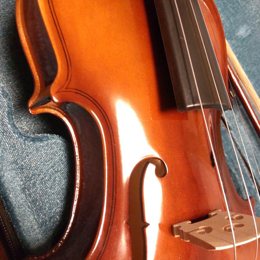 新品！格安！フルサイズバイオリン( 4/4) 本体 茶色 ハードケース付き