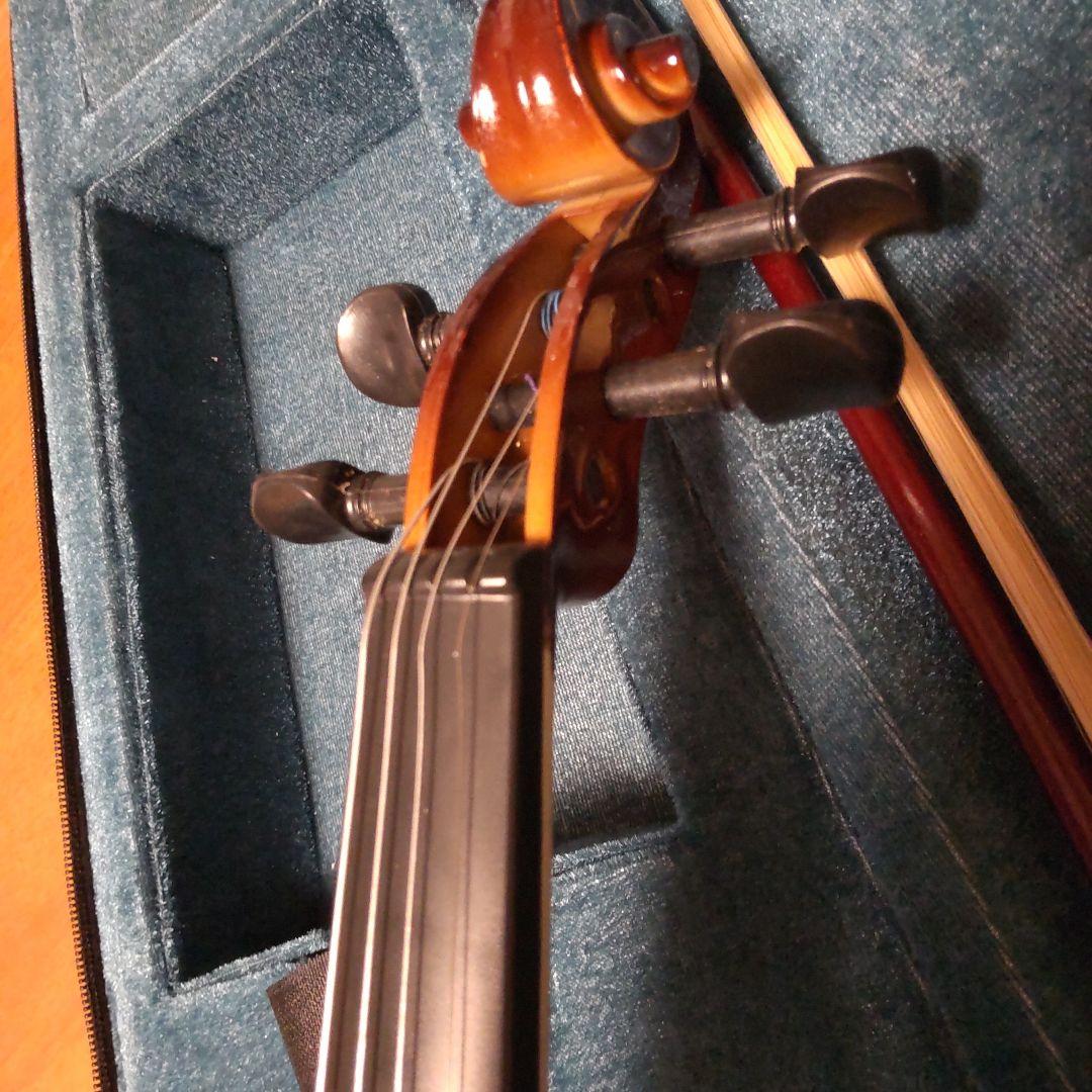 新品！格安！フルサイズバイオリン( 4/4) 本体 茶色 ハードケース付き