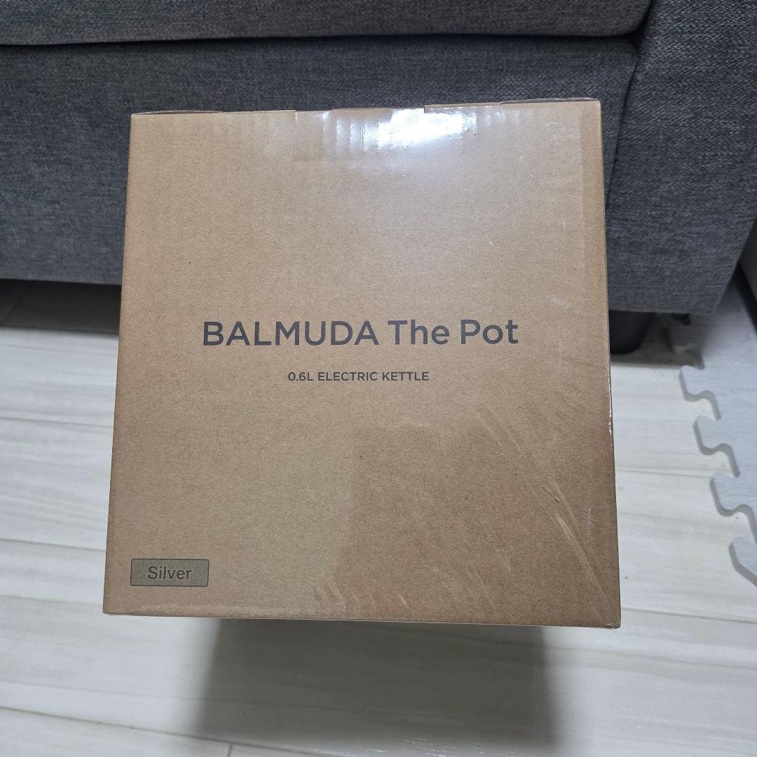 【新品未使用】BALMUDA The Pot 0.6L 電気ケトル シルバー