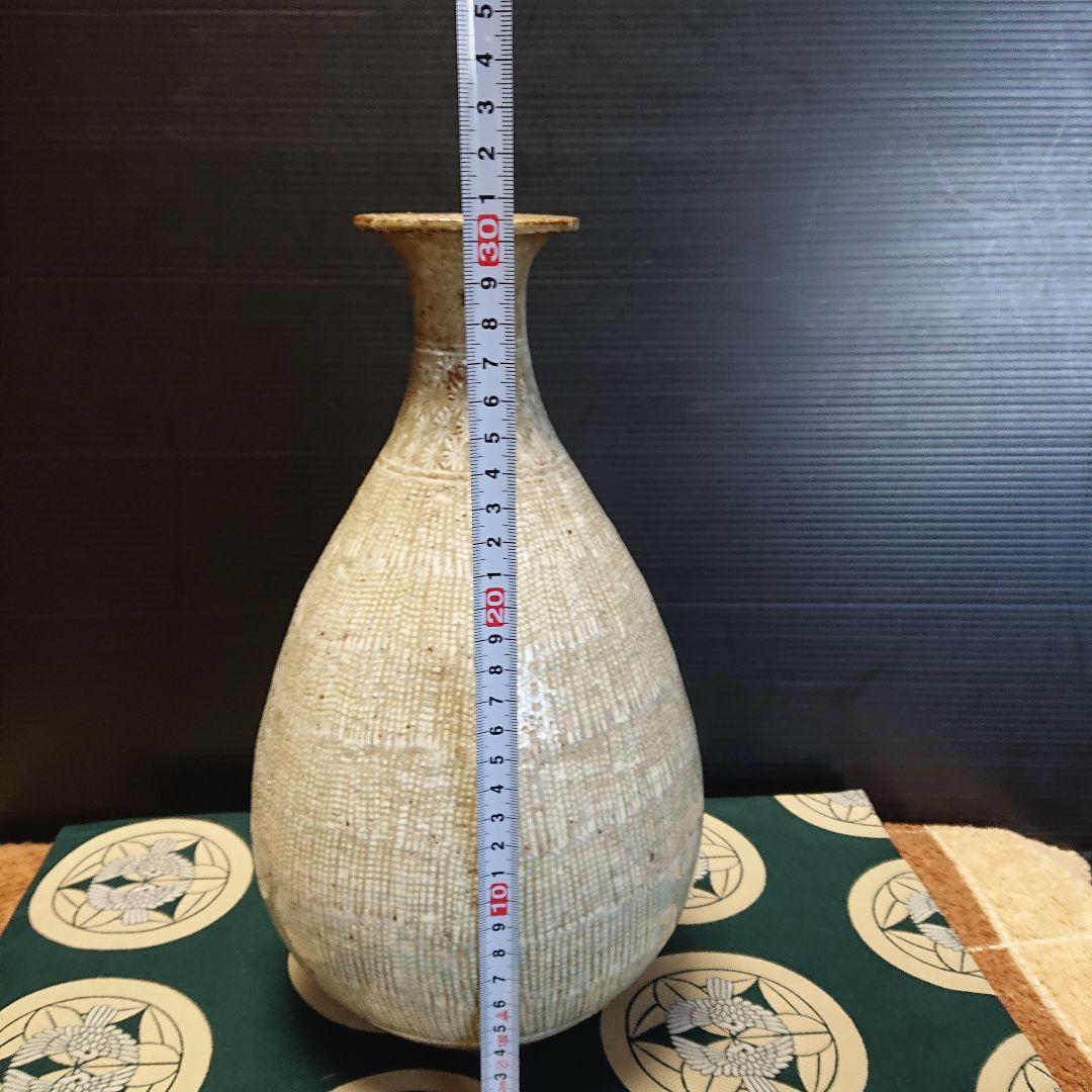 李朝、花三島壺、時代物、花瓶