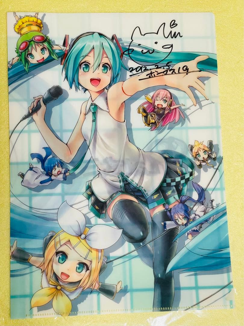 ⑨初音ミク　PLAT クリアファイル