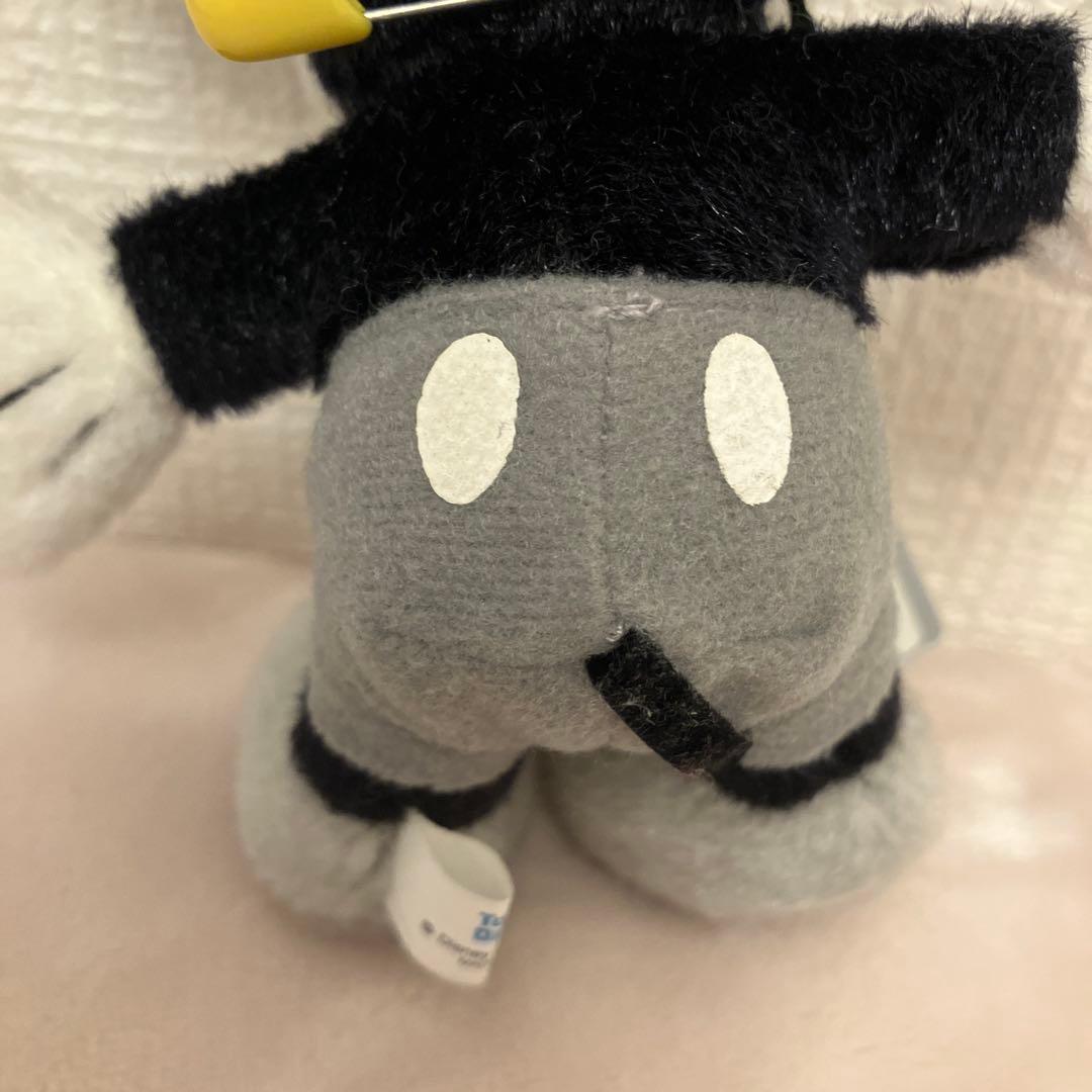 ディズニー　白黒ミッキーミニー　ぬいぐるみ　バッチ　ぬいば　当時物　結婚式