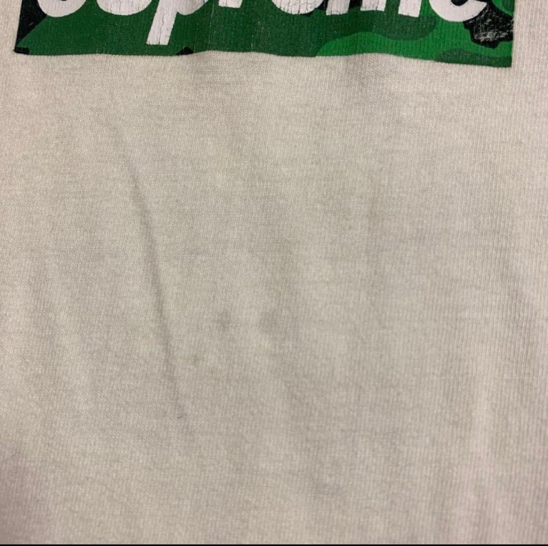 希少 APE × Supreme Box Logo Tシャツ