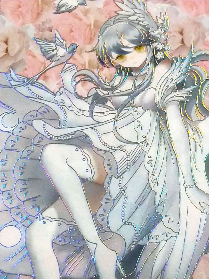 J434＃青鸟之语(镭射银)遇光切り売り海外人物マステ女の子