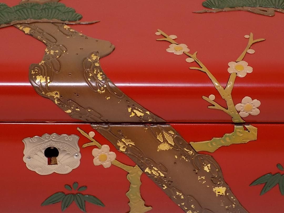 琉球漆器　オルゴール付き宝石箱　新品未使用　安里屋ユンタ