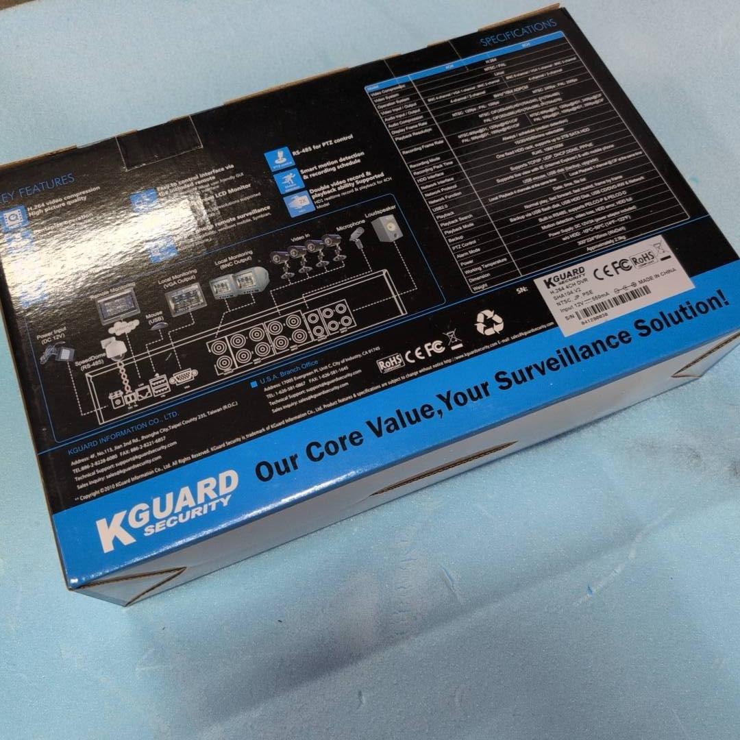 【K-GUARD】防犯カメラ録画装置セット 未使用ですが長期保管品★東京/大田区