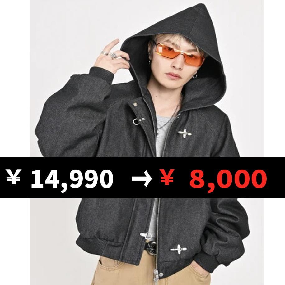 トグルフックリジットアクティブジャケット L2089 XL (black)地底人