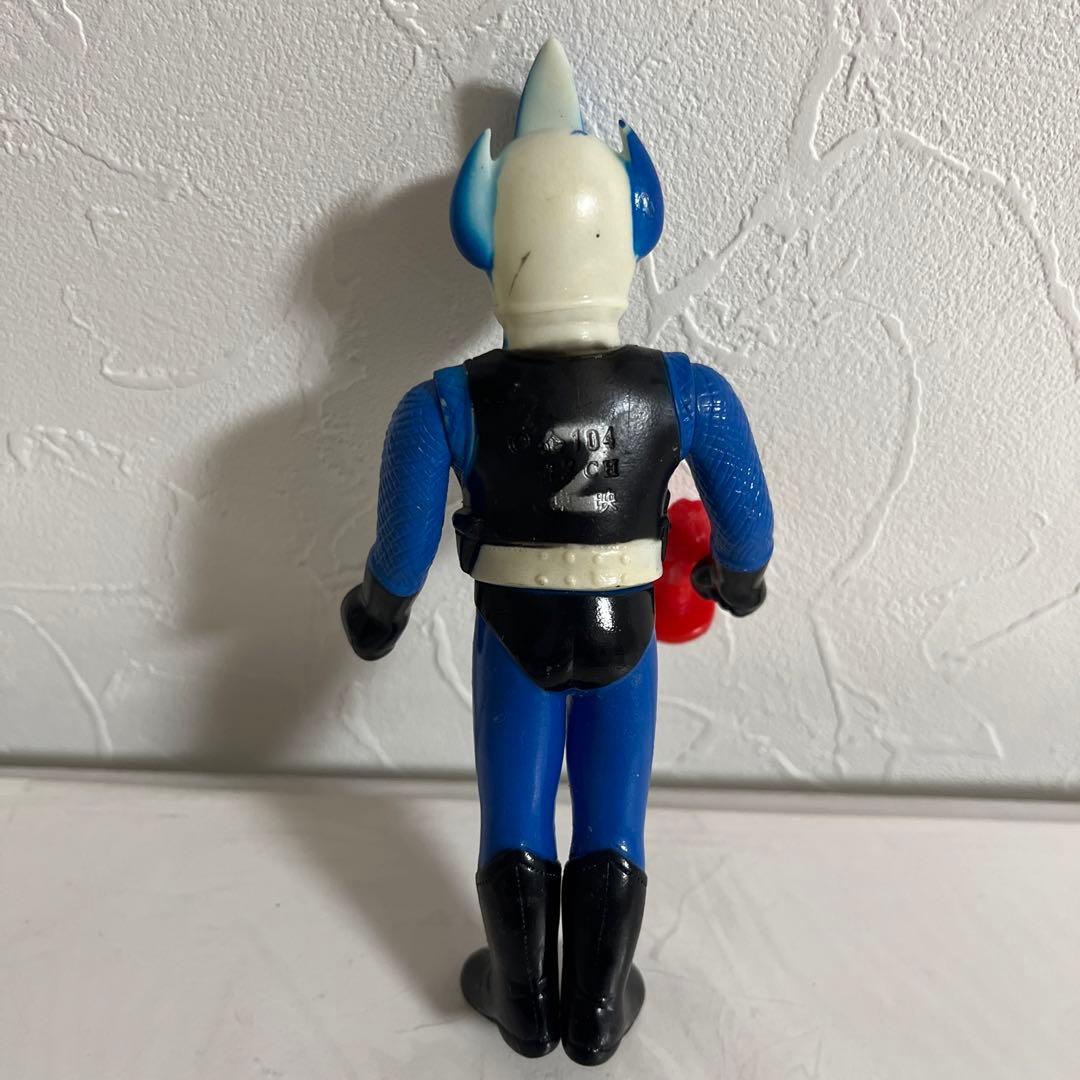 ⚠️貴重・激レア　忍者キャプター　水忍　ソフビ　昭和レトロ　当時物