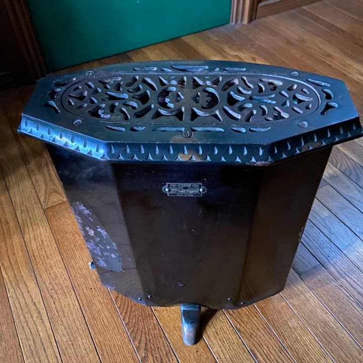 電気ストーブ　ビンテージ　ジャンク　昭和レトロ　オブジェ　店舗什器