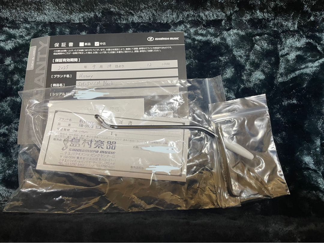 ギター HISTORY SH-SV/M BLACK