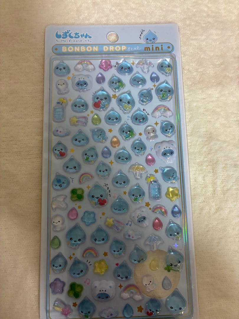 【正規品】ボンボンドロップシールミニ サンリオ＋しずくちゃん＋サンリオステッカー