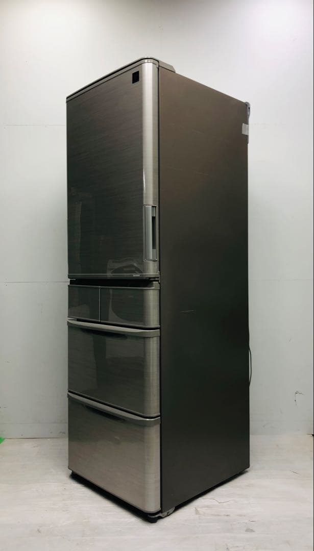 シャープ　冷蔵庫　5ドア　412L SJ-PW42B-S どっちでもドア