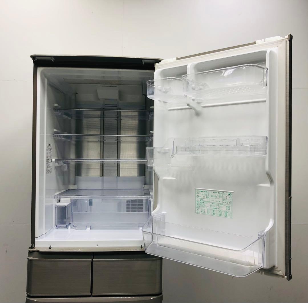 シャープ　冷蔵庫　5ドア　412L SJ-PW42B-S どっちでもドア