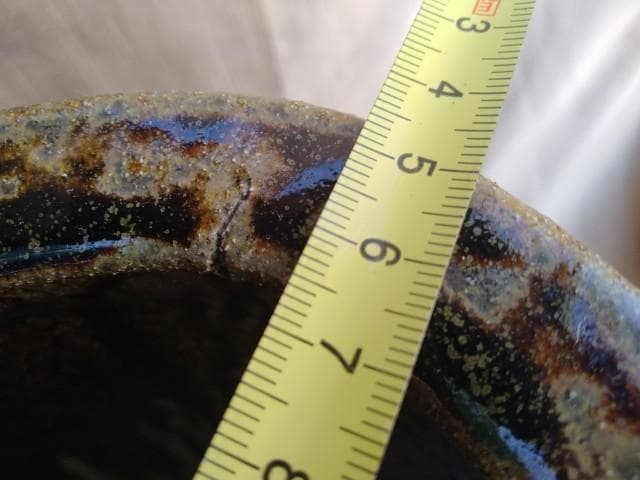 高取焼　笹山登古 壺　瓶　 鉢　広口 　底20口29/31高44cm