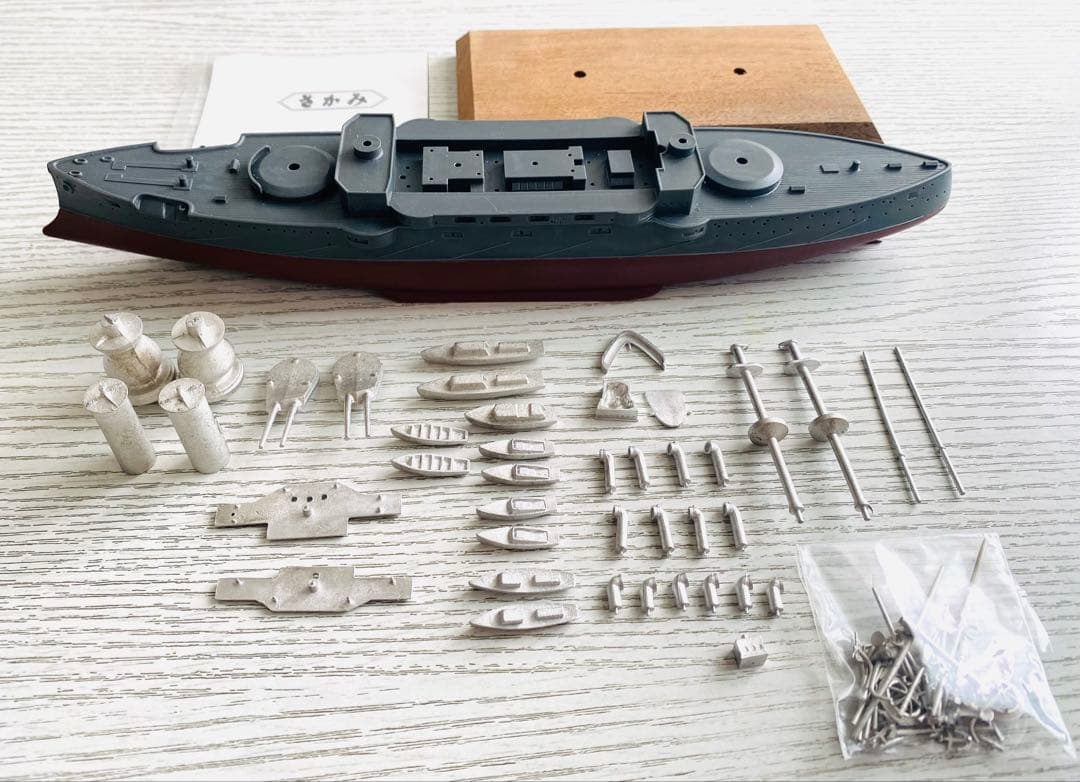 【三笠保存会】 軍艦三笠 日露開戦100周年記念スペシャルバージョン 組立キット