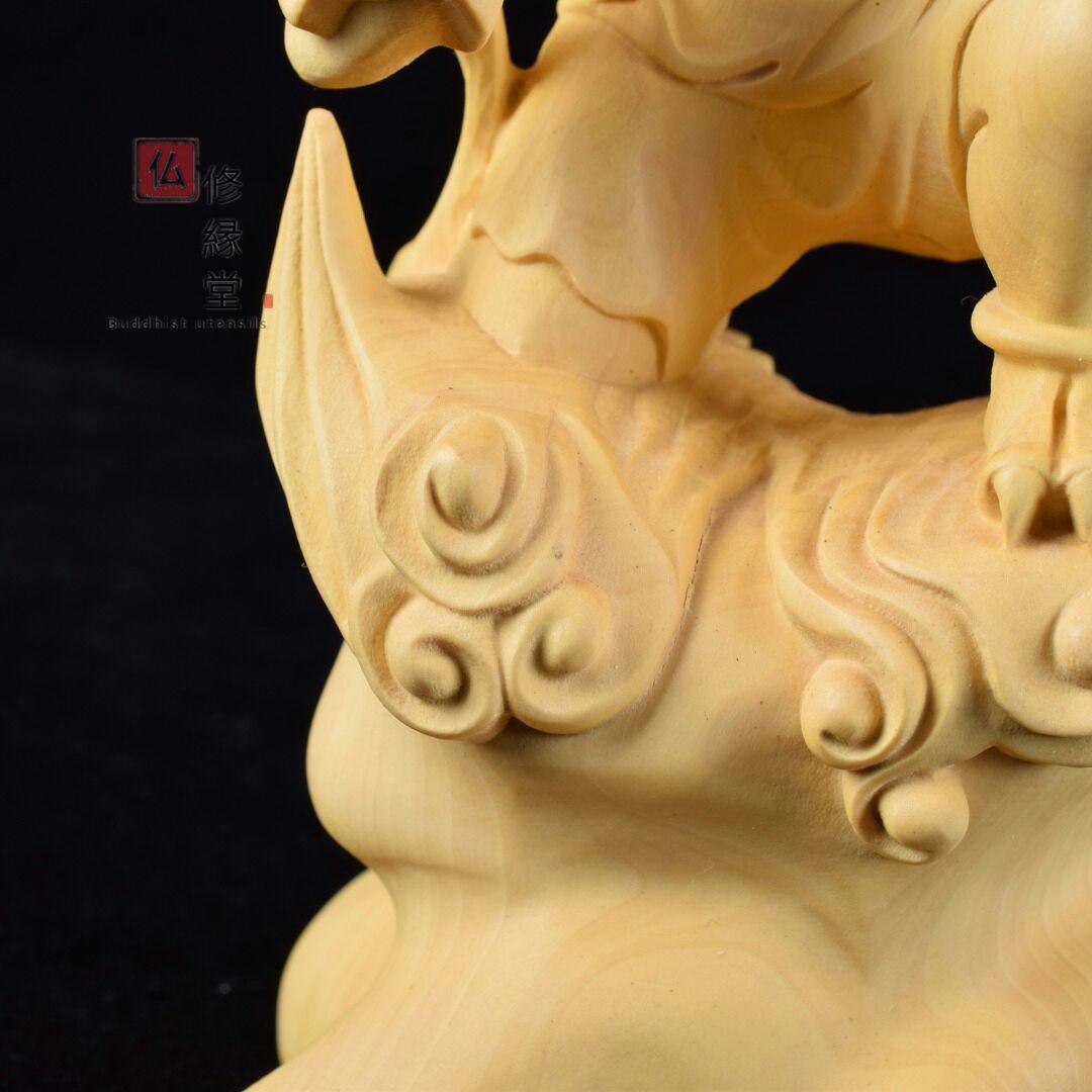 【修縁堂】高品質 木彫仏像 風神立像 彫刻 仏教工芸 仏師で仕上げ