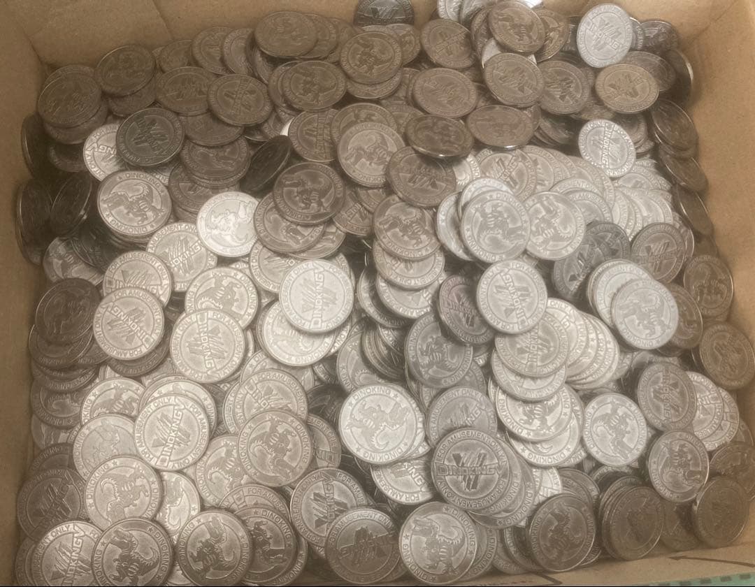 メダルゲーム ダイノキングビクトリー 内部循環メダル 約1000枚