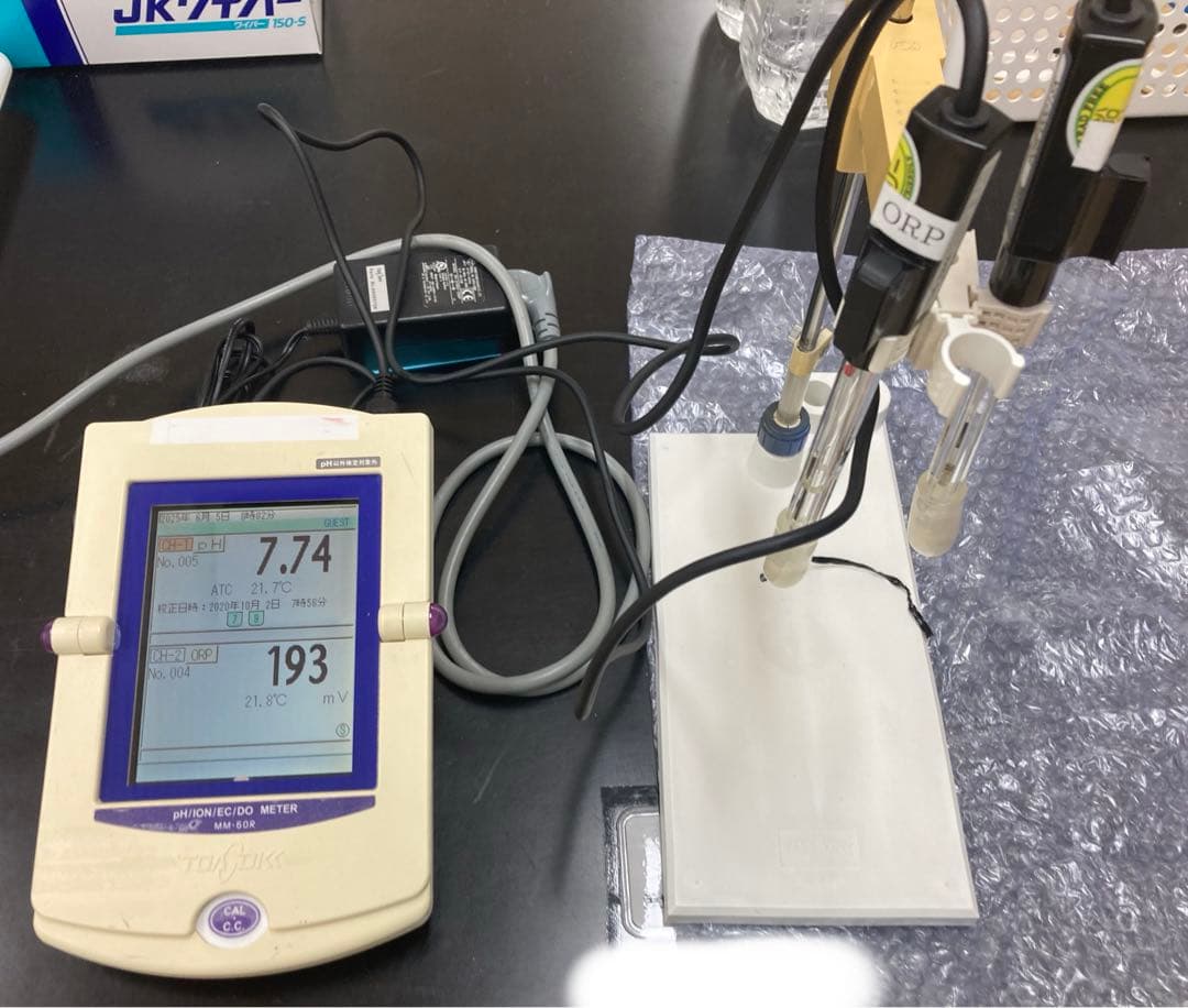 マルチ水質計　東亜DKK MM-60R p H計　酸化還元電位