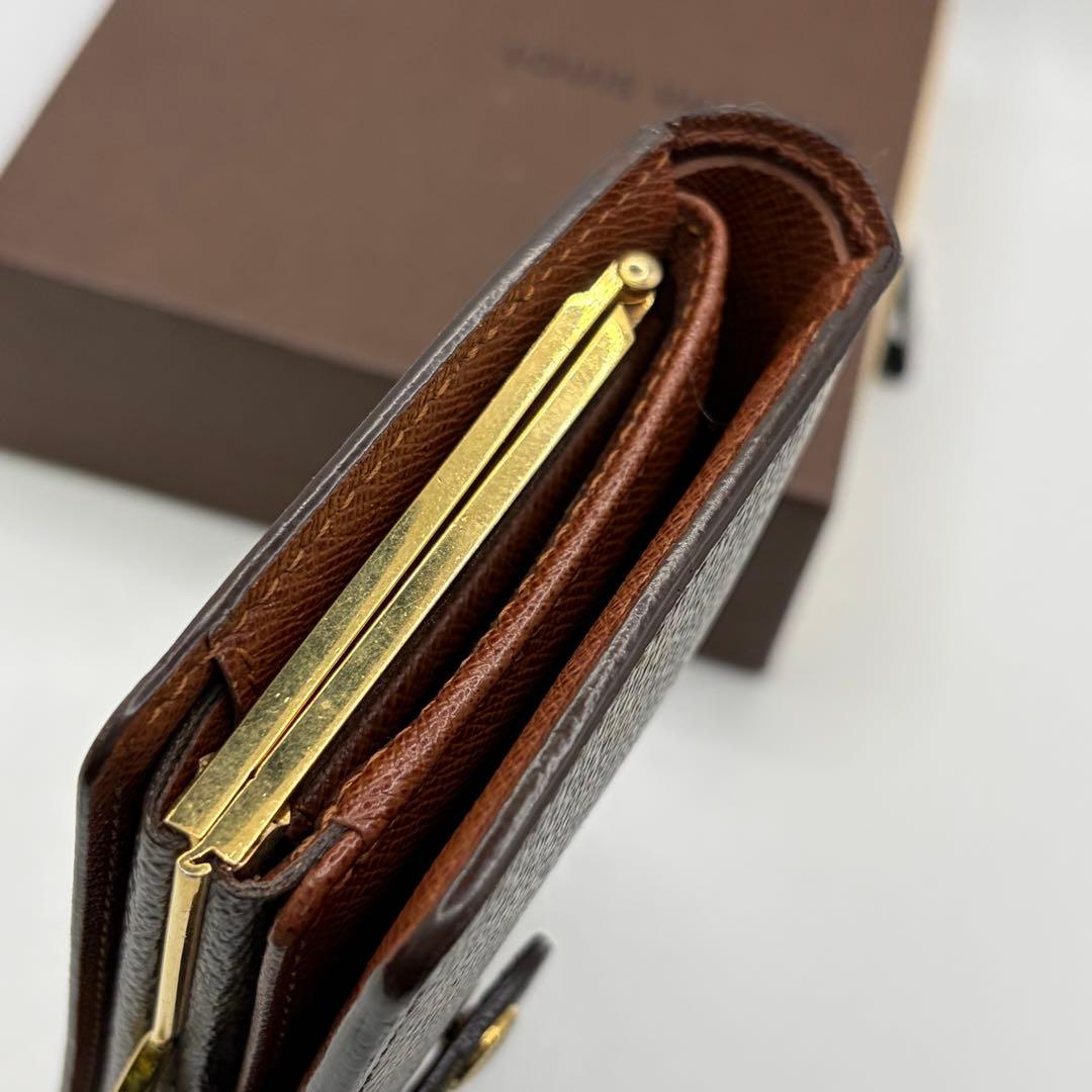 ルイヴィトン☆ポルトモネヴィエノワ 二つ折りがま口折り財布 M61663