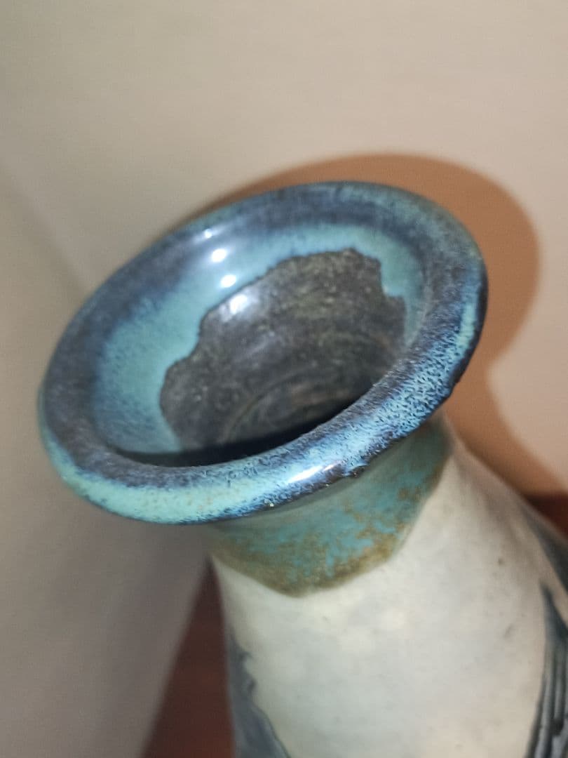 高さ 31cm 人間国宝 金城次郎 壺 花瓶にも♪ 昭和59年購入 日本民藝協会