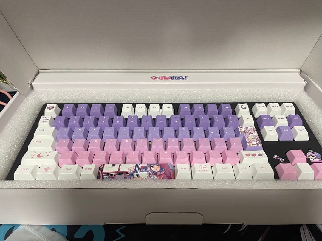 ぶいすぽVSPO! GEAR キーボードゲーミングキーボード　紫宮るな