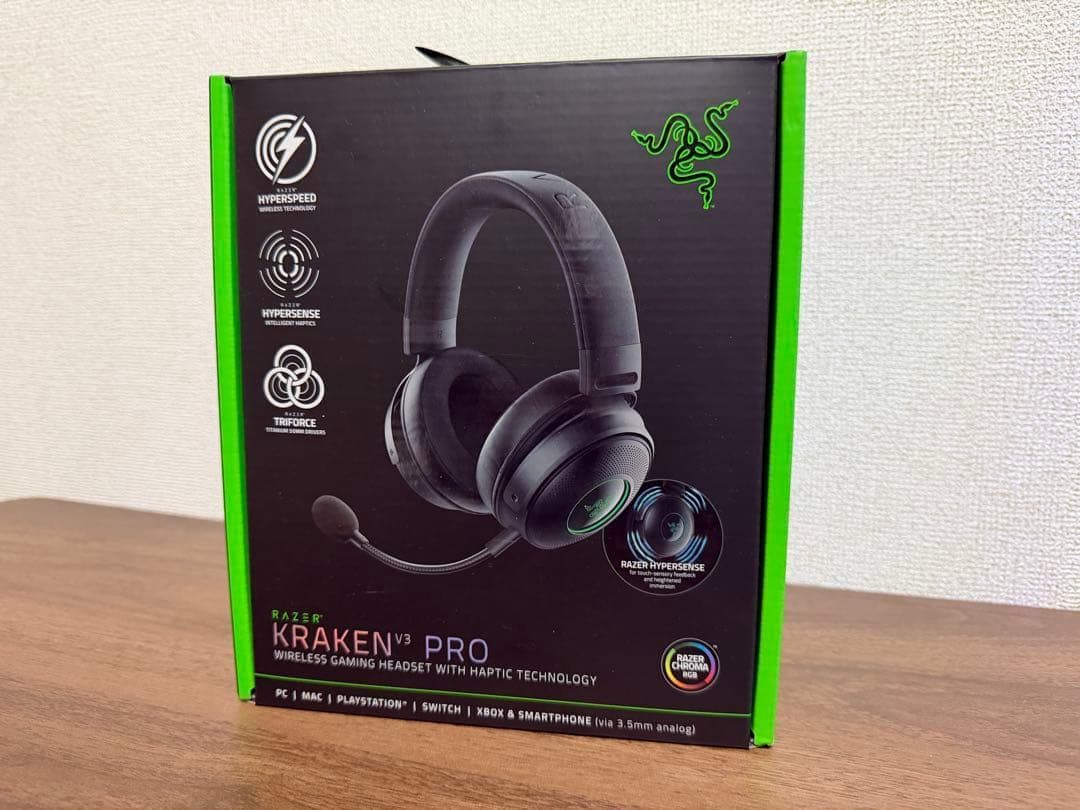 Razer Kraken V3 Pro ワイヤレスヘッドセット