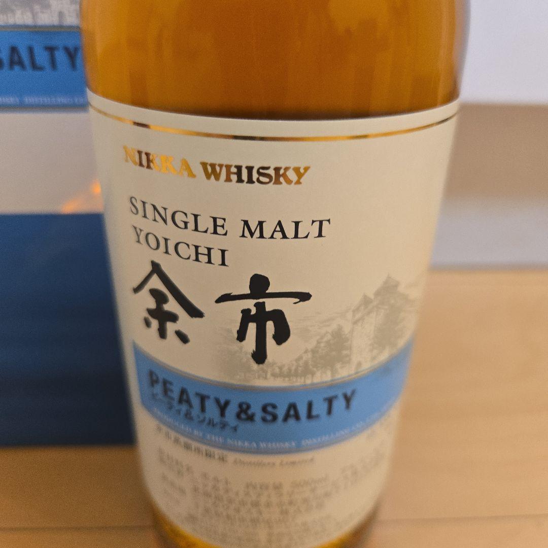 余市♡500mlNikka Whisky Peaty & Salty