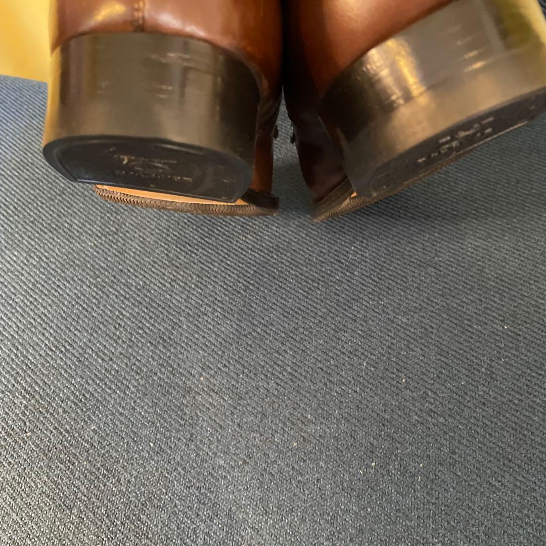 新品　オールデン　Ⅴチップ　カーフ　54441　茶　5ハーフ