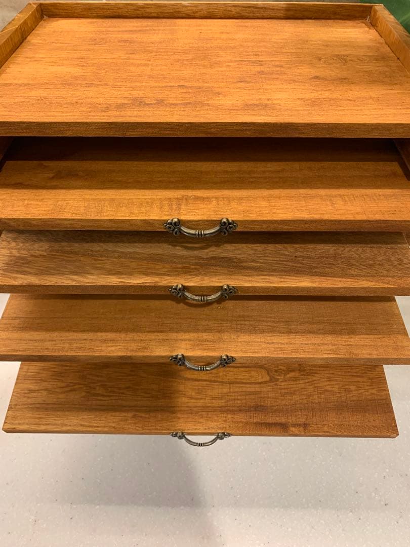 す*♬様 アンティーク風　スライド式書類ボックス　ハンドメイド