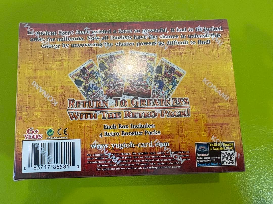 【早いもの勝ち】遊戯王RETRO PACK 1 & 2英語版 未開封BOX 2個